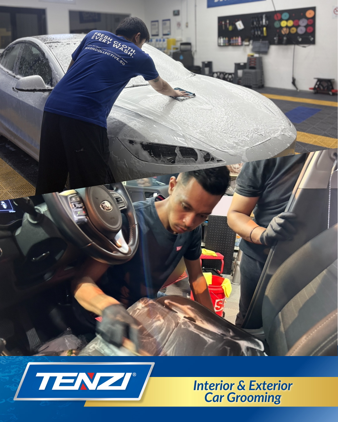 Interior & Exterior Car Grooming - Car Wash in Singapore