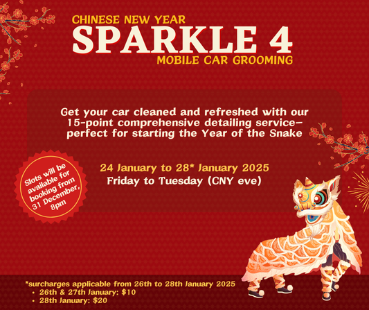 CNY SPARKLE 4 Car Grooming