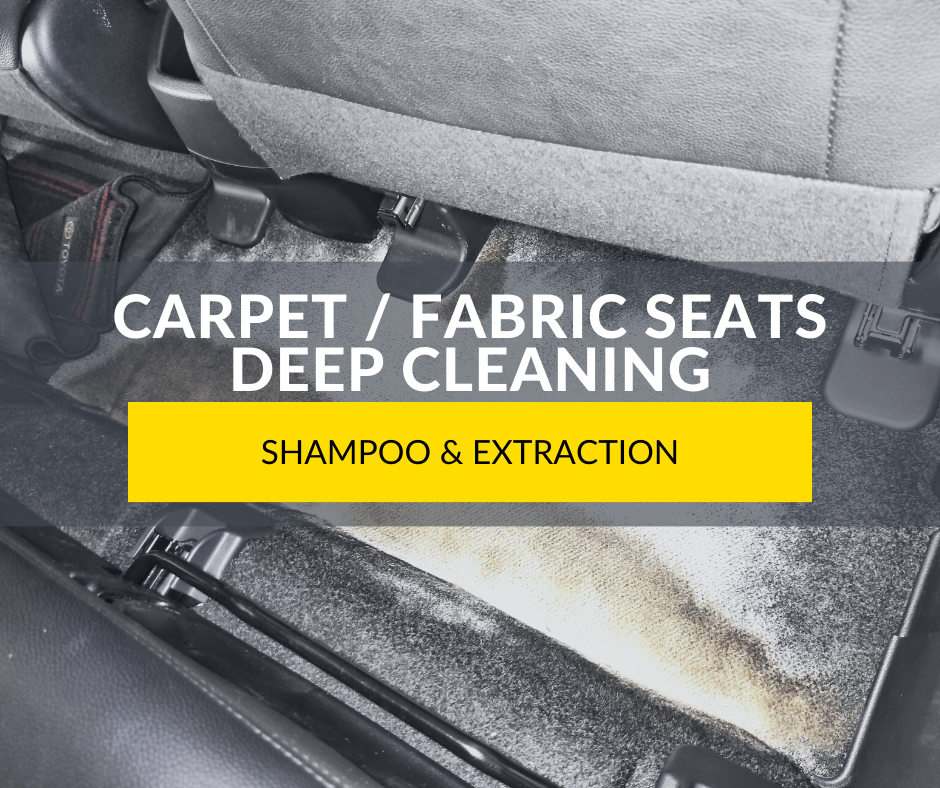 CAR CARPET / FABRIC SEATS DEEP CLEANING SINGAPORE